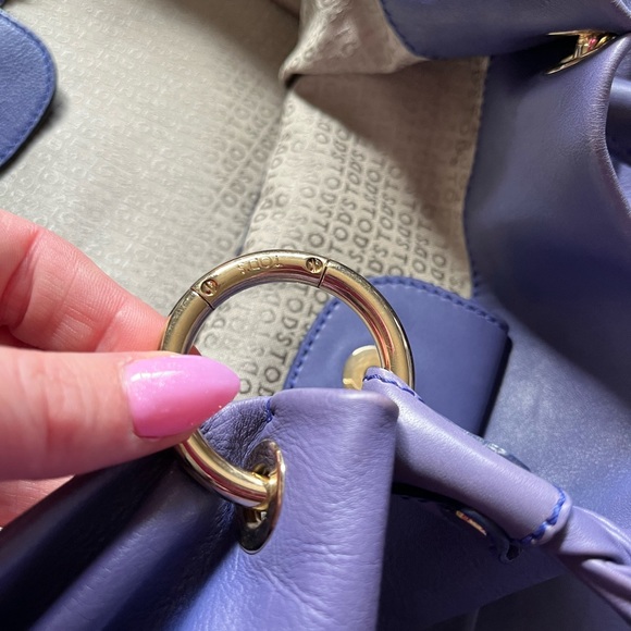 Tod’s Purple Leather Tote EUC - Picture 8 of 10